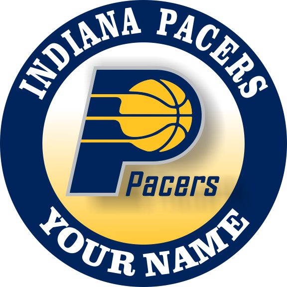 Indiana Pacers Customized Logo iron on paper